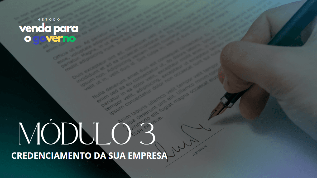 Módulo 03 — Credenciamento da Empresa